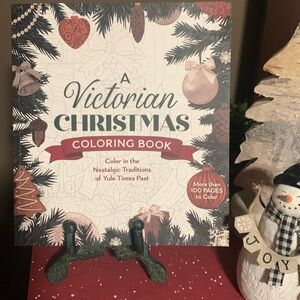 A Victorian Christmas Coloring Book…over 100 pages to color… NWT